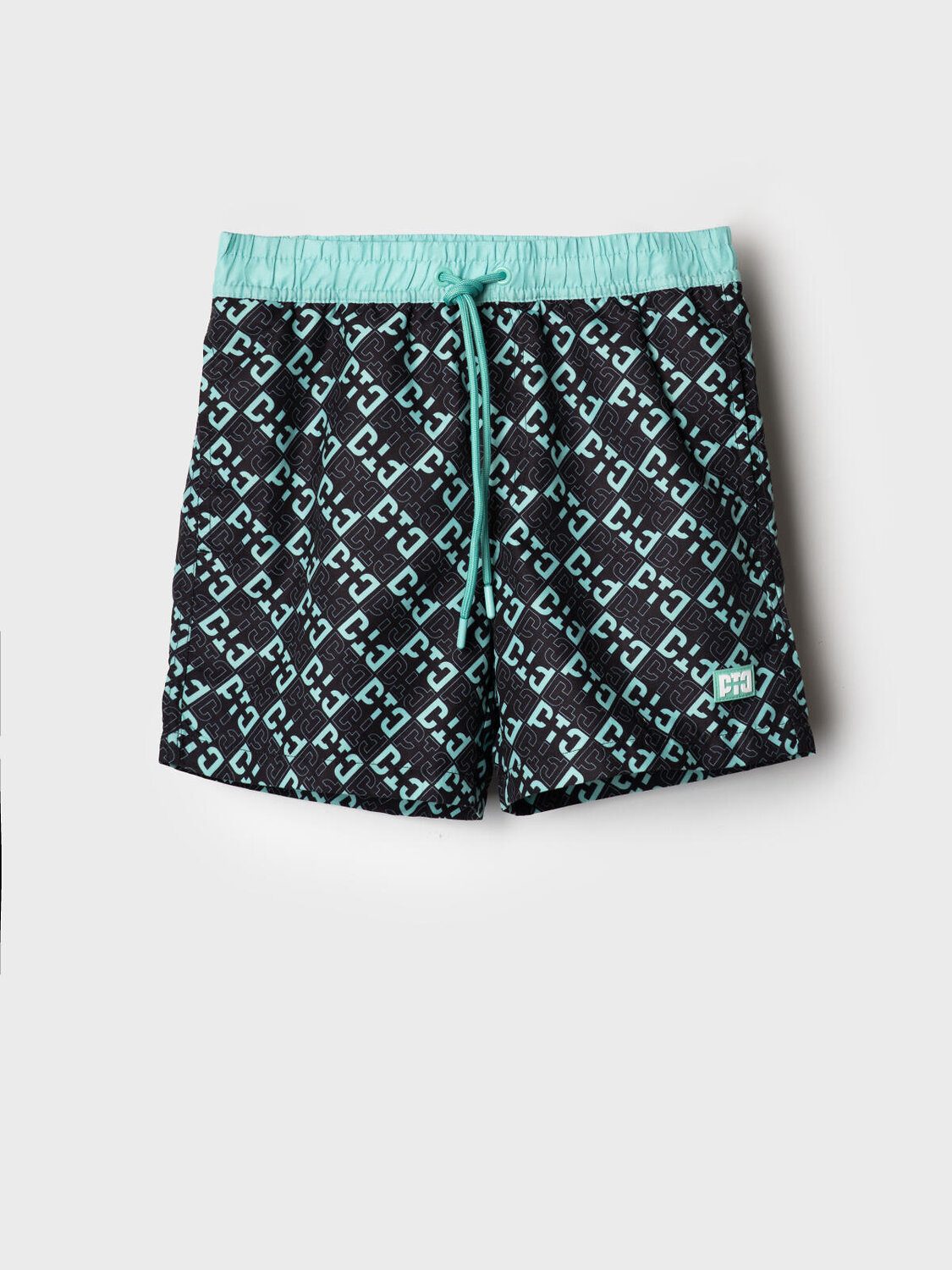 PLAYTODAY Шорты плавательные 590825 12611558 светло-зеленый,черный