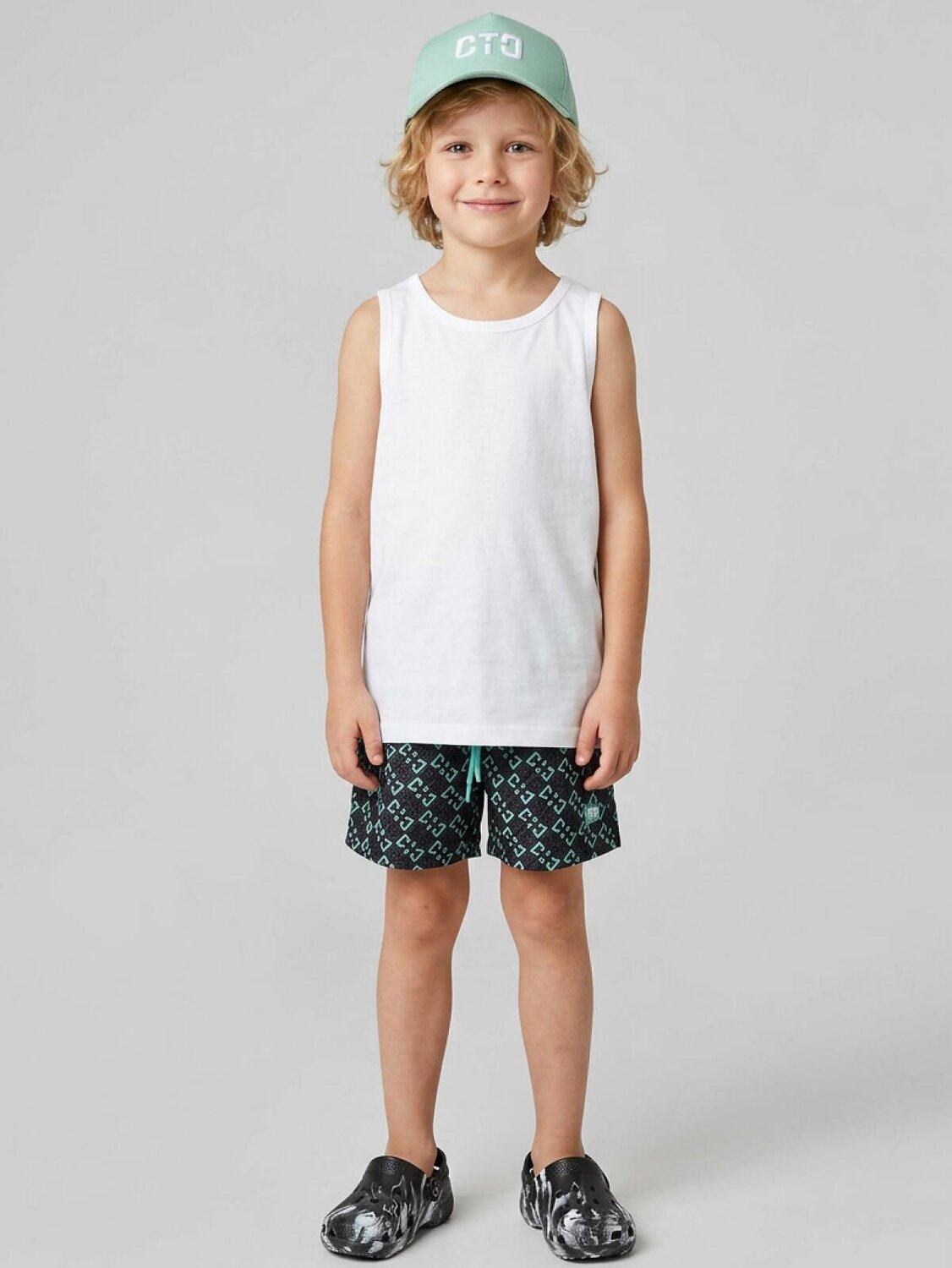 PLAYTODAY Шорты плавательные 590827 12612077 светло-зеленый,черный