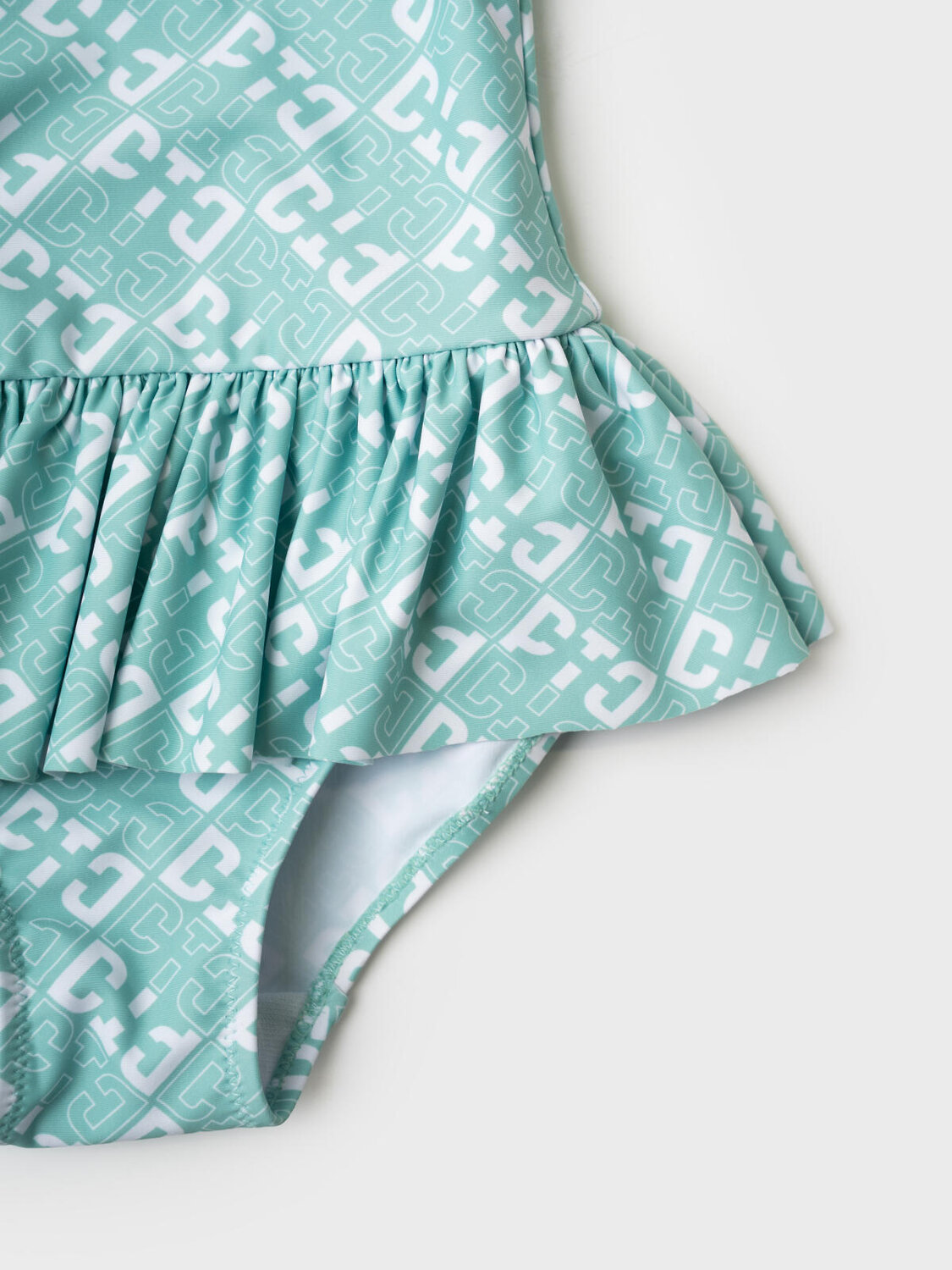 PLAYTODAY Купальник 590830 12622521 белый,светло-зеленый