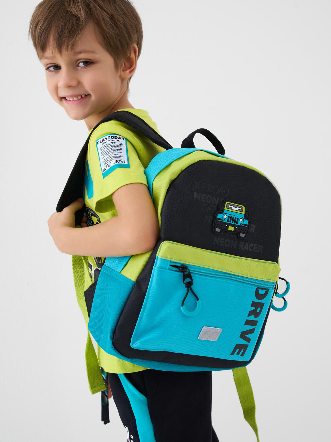 PLAYTODAY Рюкзак 590850 12612839 синий,зеленый,черный