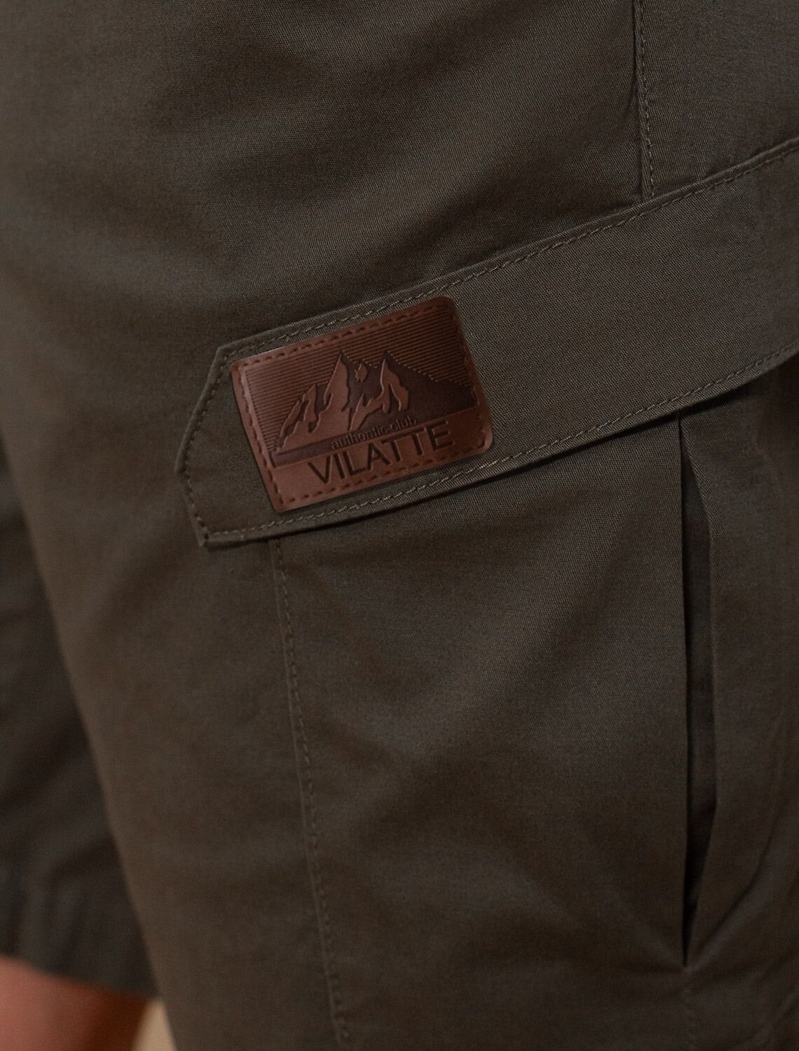 VILATTE Шорты 590888 U28.002 темно-оливковый