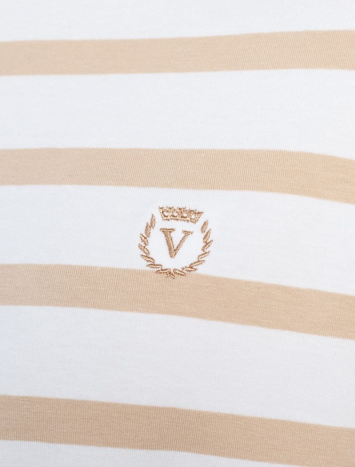 VILATTE Футболка 590889 U49.024 белый-бежевый