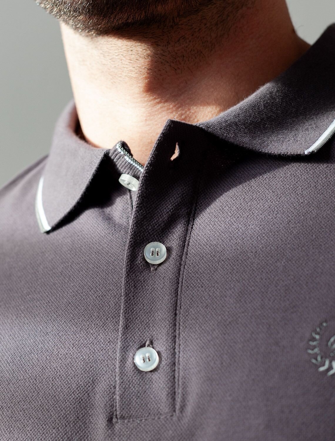 VILATTE Футболка 590894 U49.057 т.серый