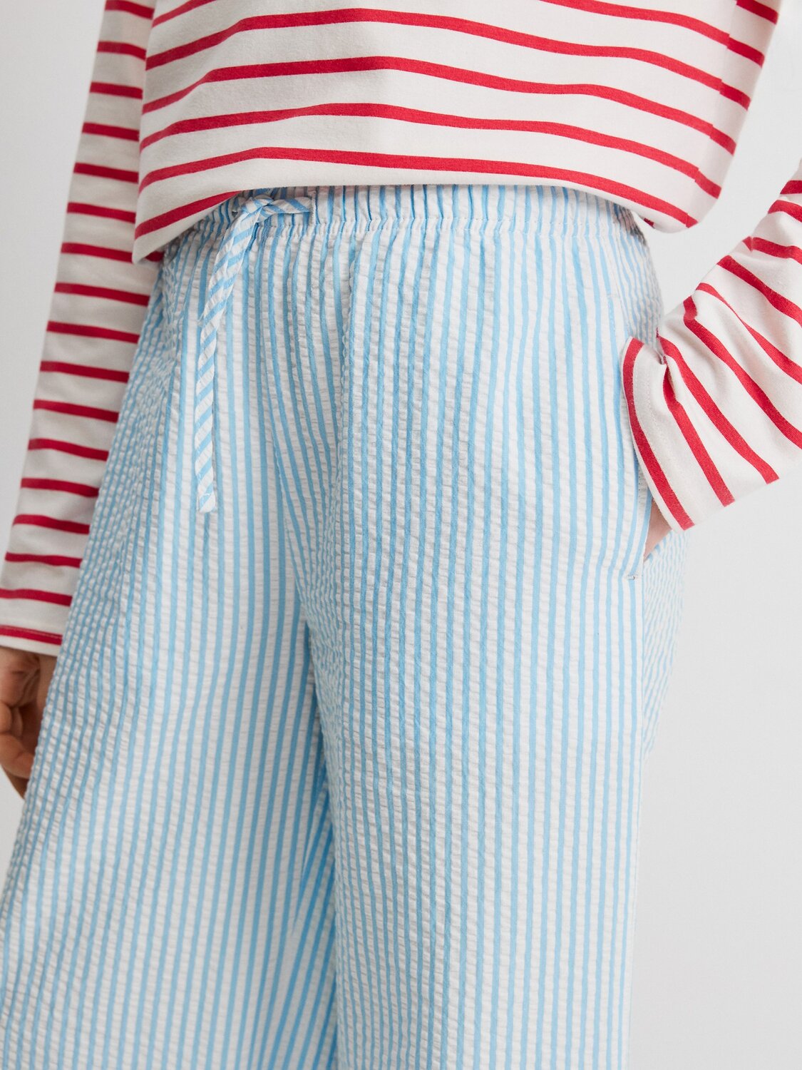 Acoola Брюки 590929 20210160502 голубая полоска