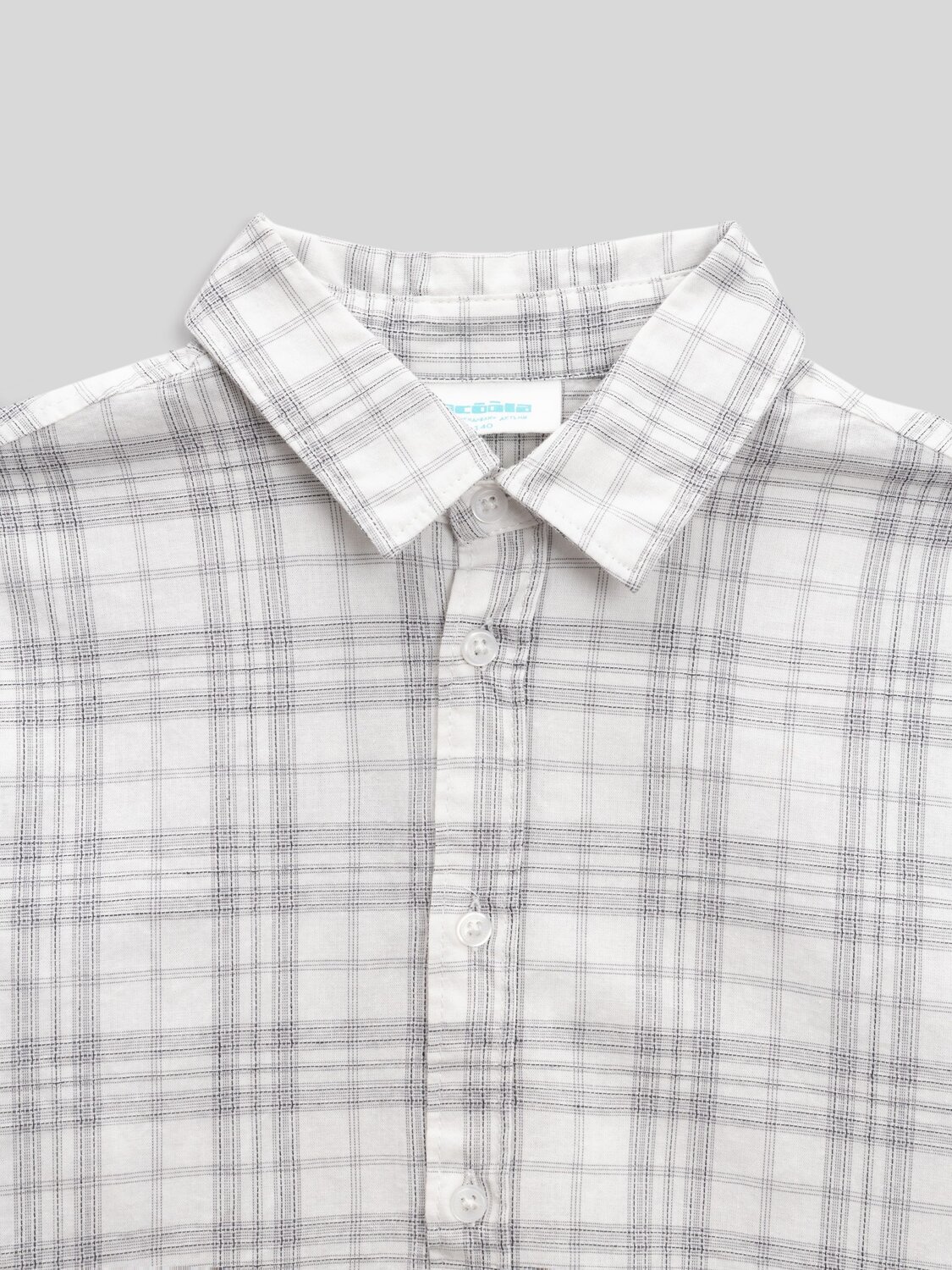 Acoola Сорочка 590933 20130280044 серая клетка