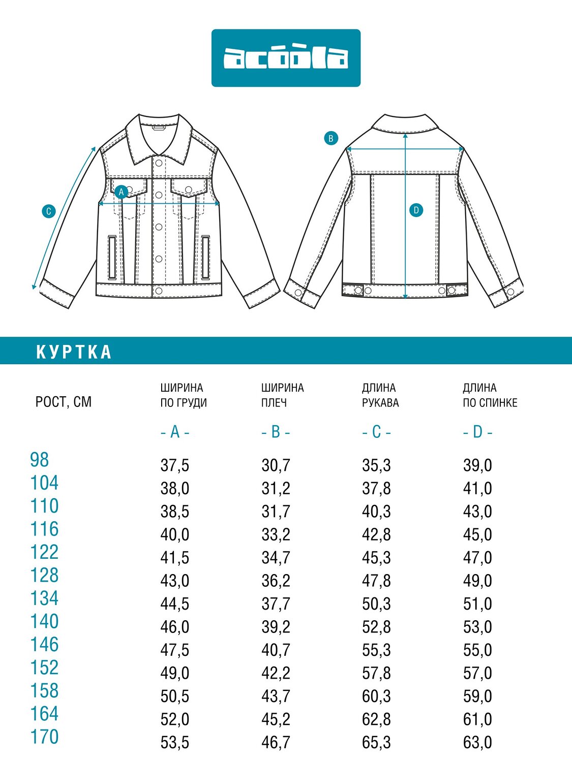 Acoola Куртка 590965 20130750003 зеленый