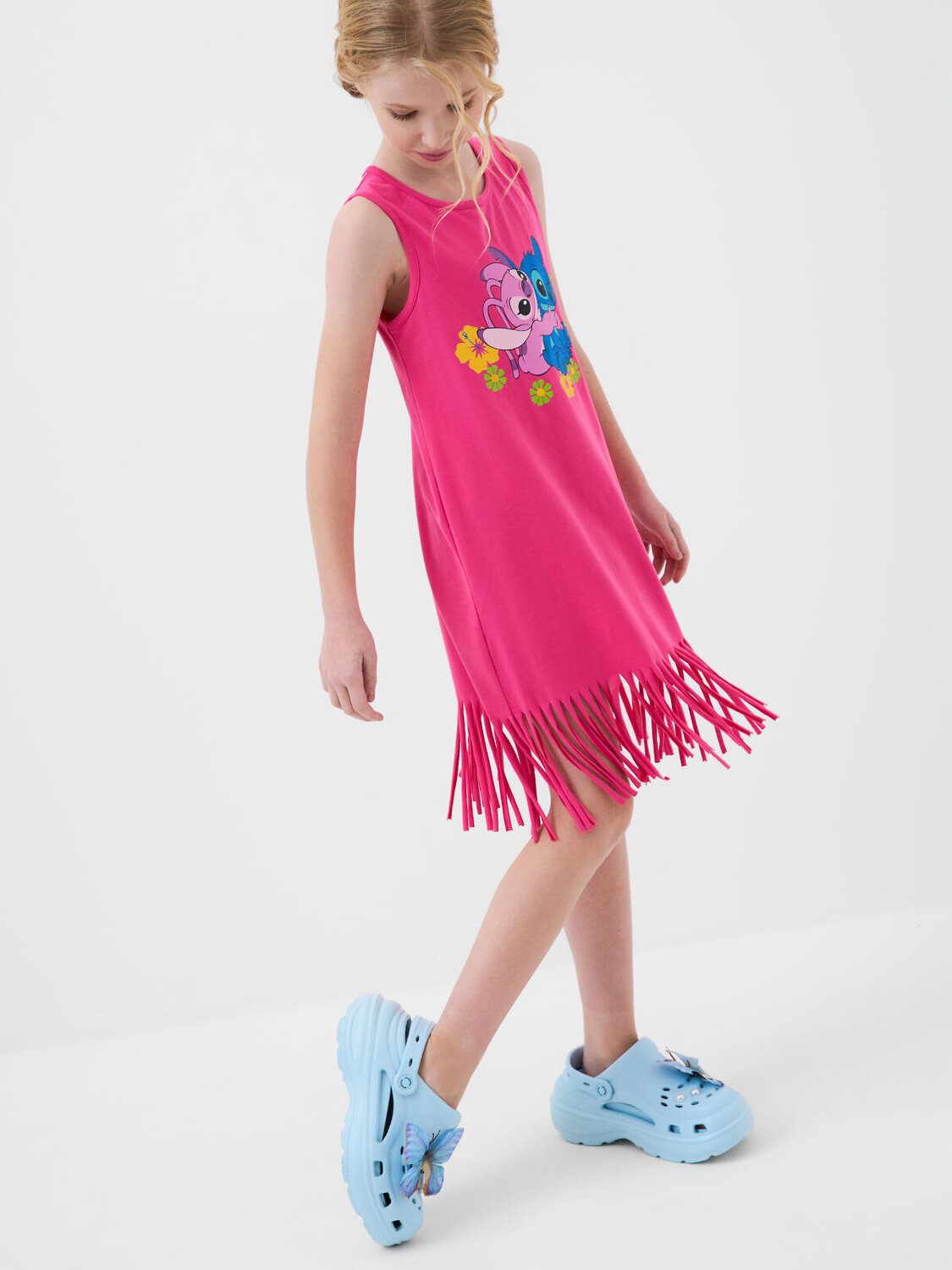 PLAYTODAY Платье 591029 12621683 розовый неоновый 