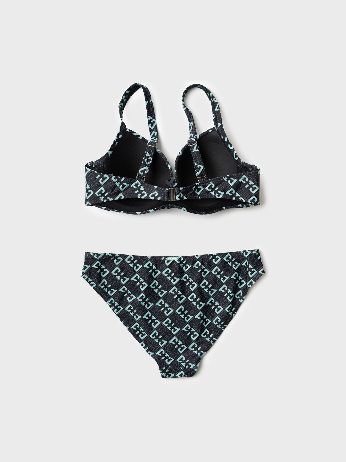 PLAYTODAY Купальный костюм 591039 12666297 светло-зеленый,черный