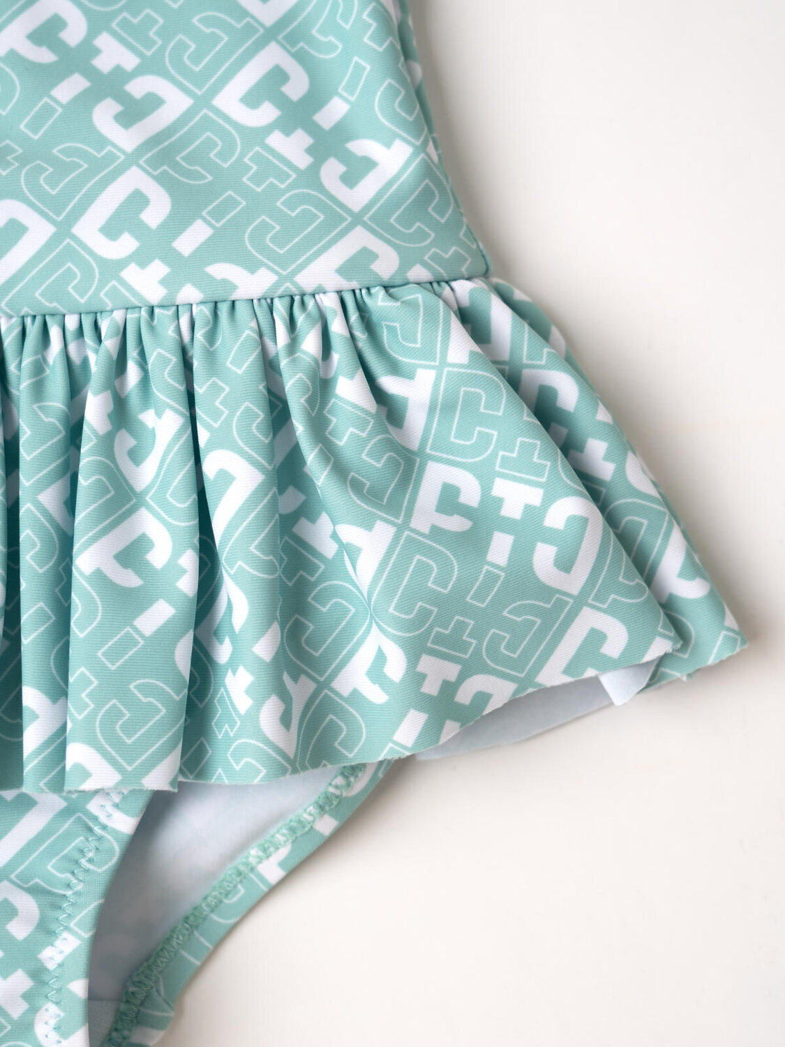 PLAYTODAY Купальник 591042 12623074 белый,светло-зеленый