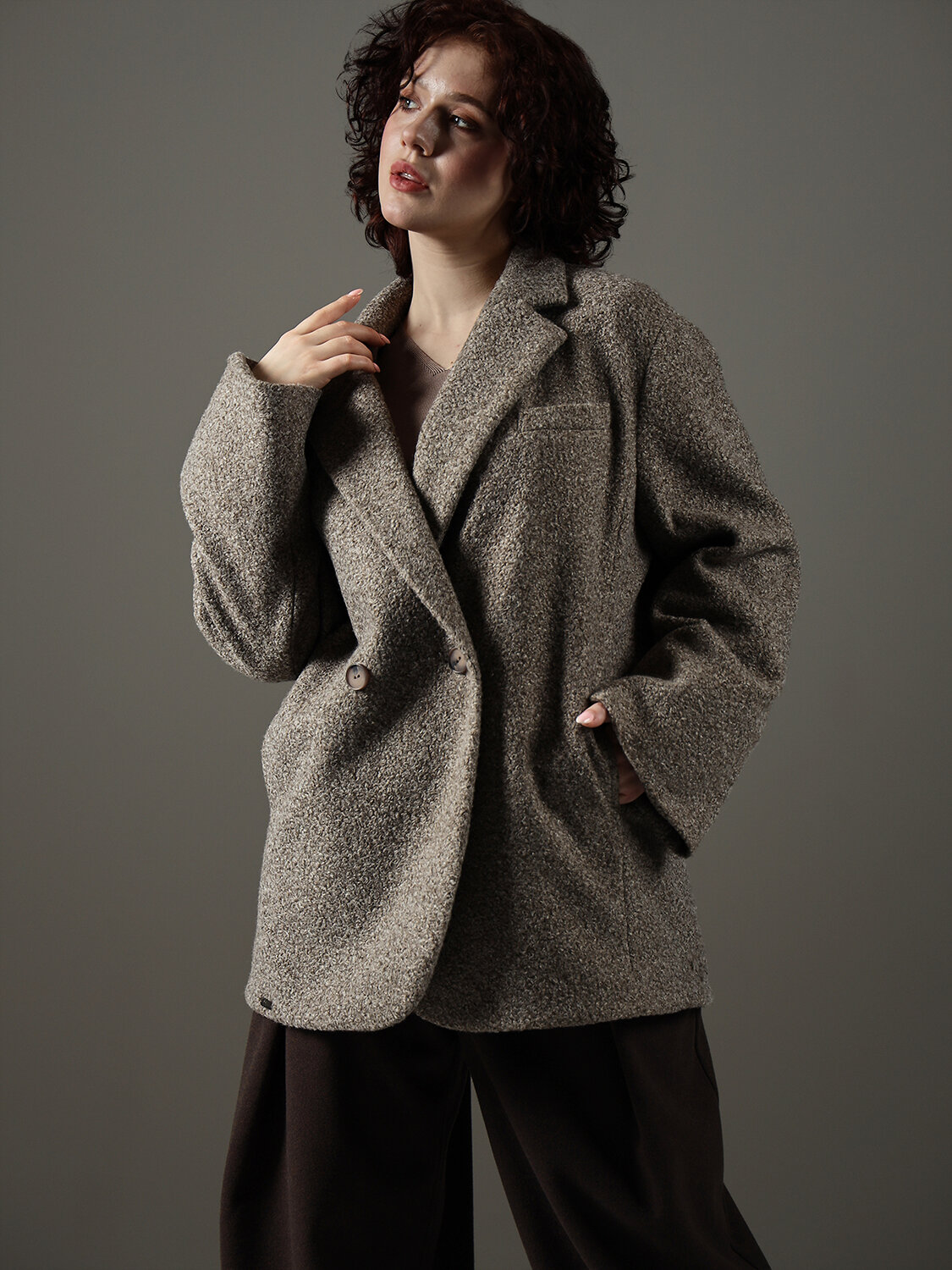 DIMMA Пальто 591087 2671 Коричневый