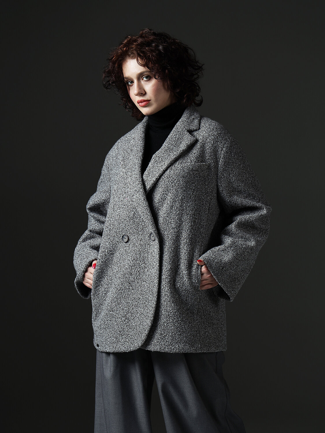 DIMMA Пальто 591088 2671 Серый