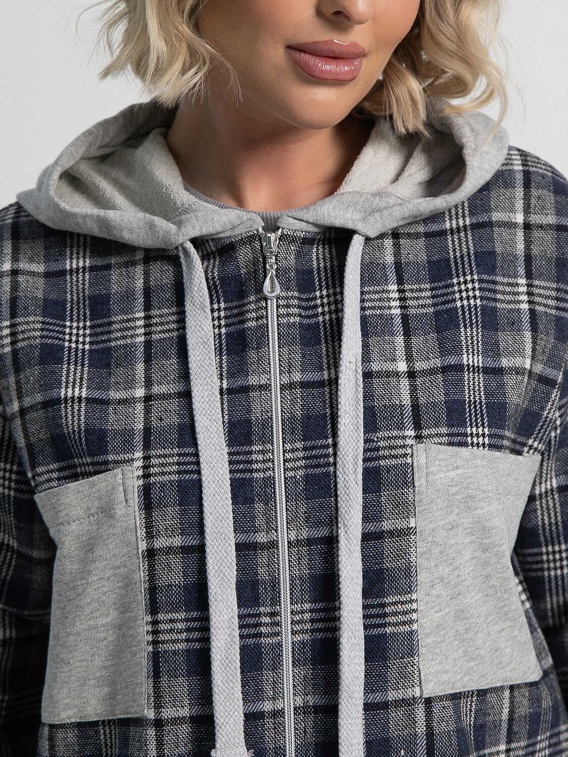 LT Collection Рубашка 591107 Б15126-50М синий/серый