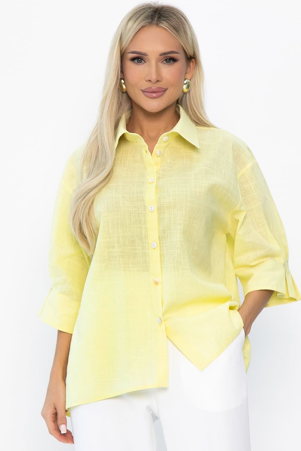 LT Collection Блуза 591112 Б15334-5М желтый