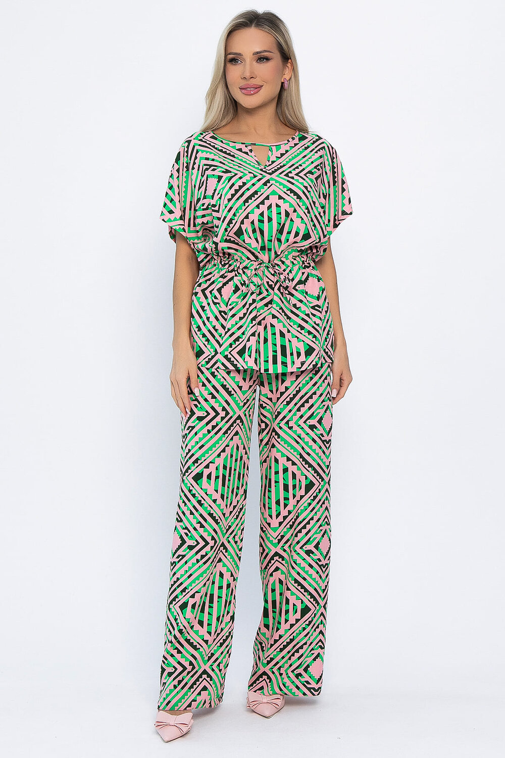 LT Collection Костюм 591114 К15337-5М Розово-зеленый