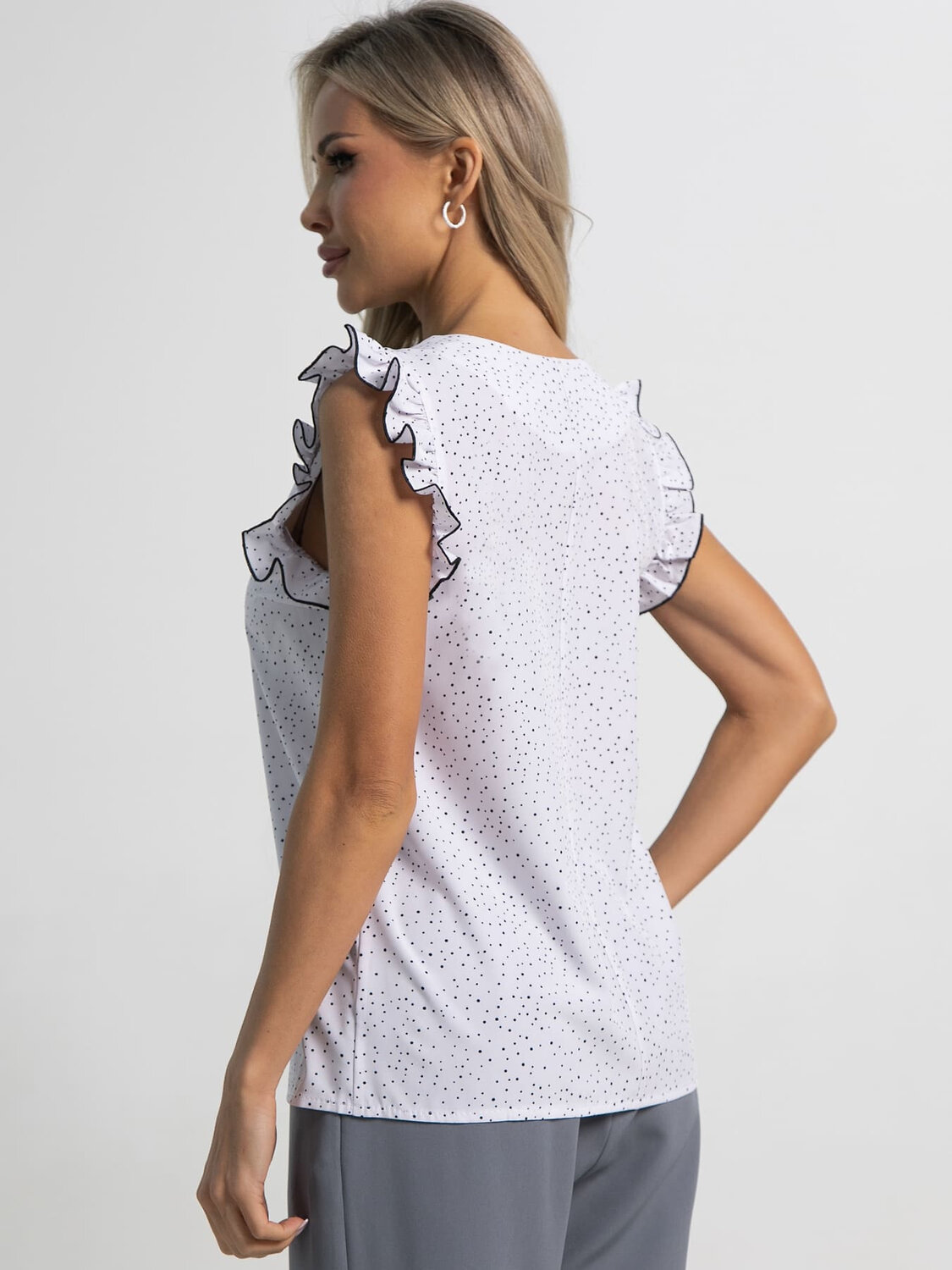 LT Collection Блуза 591121 Б15405-50М белый