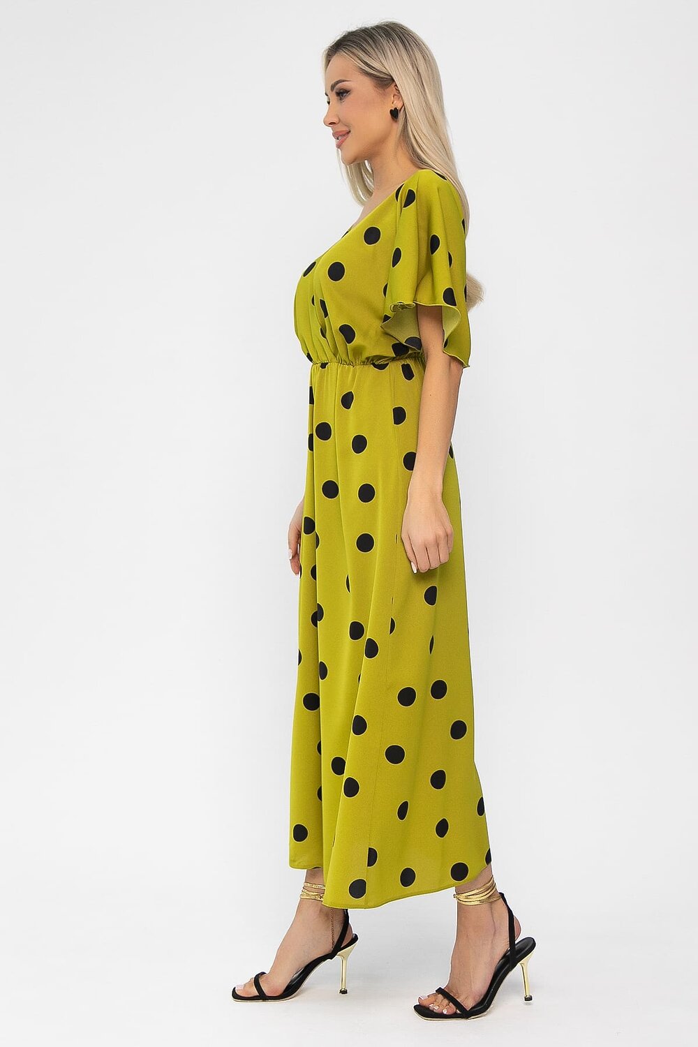 LT Collection Платье 591125 П15468-7М оливковый