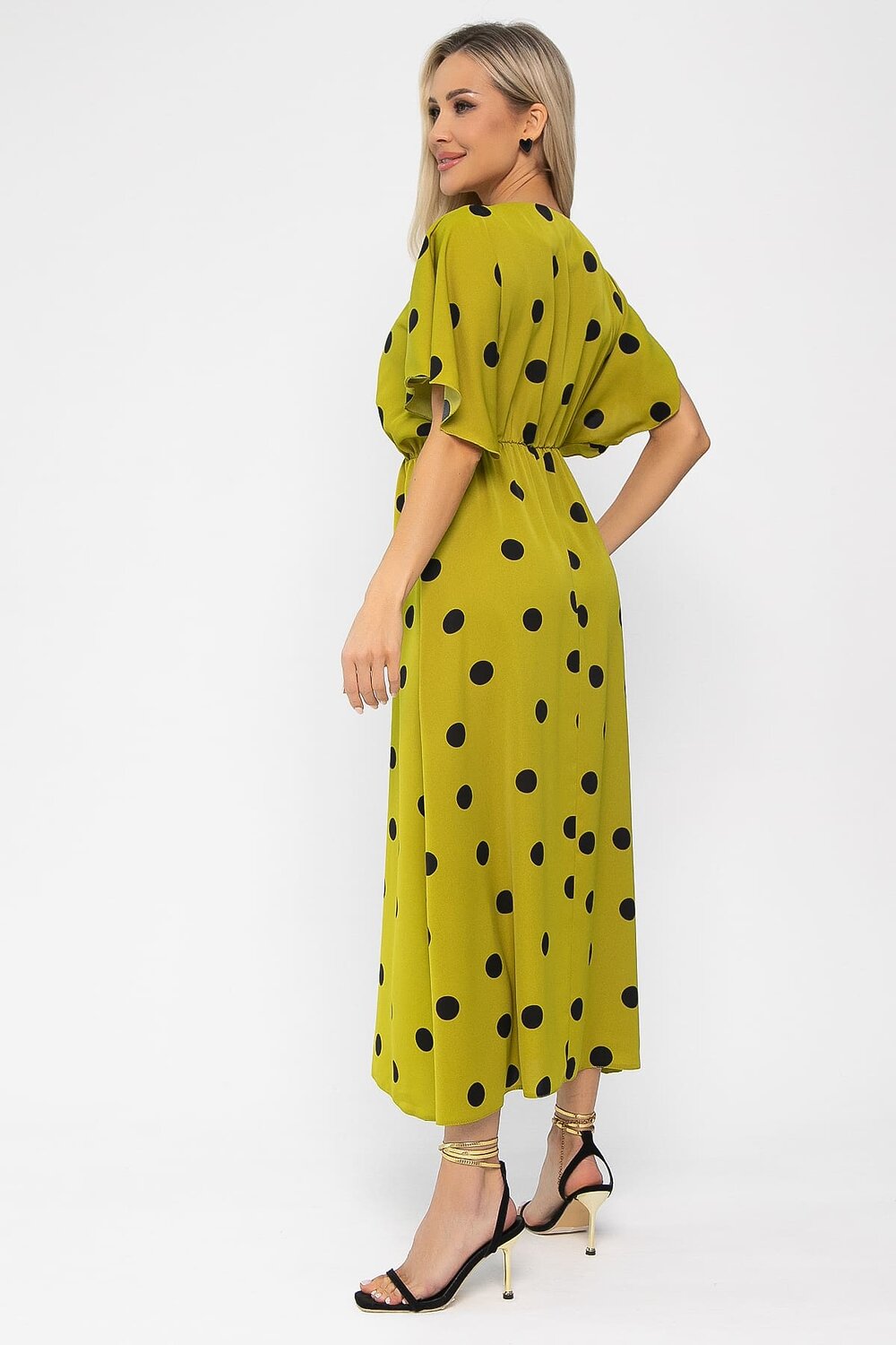 LT Collection Платье 591125 П15468-7М оливковый