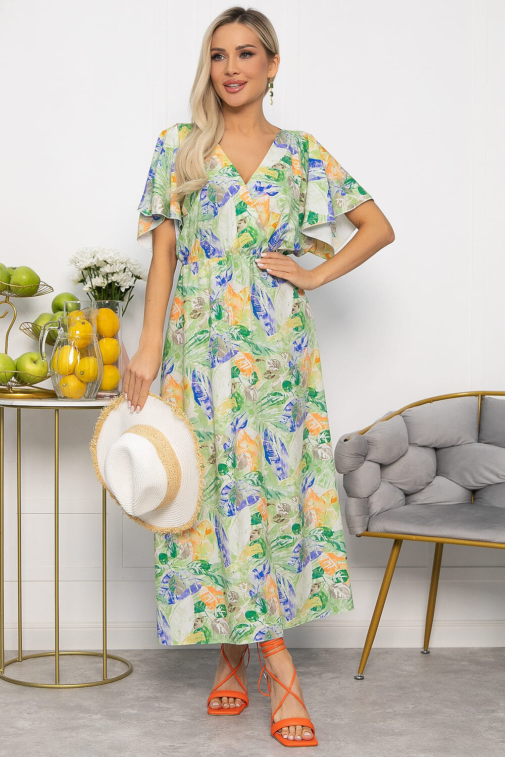 LT Collection Платье 591128 П15467-7М мультиколор