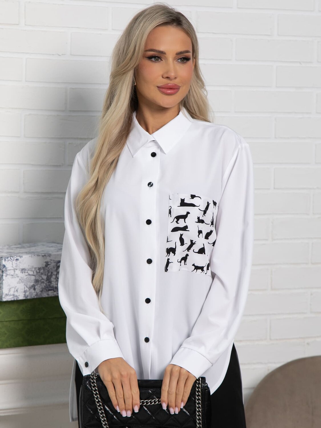 LT Collection Рубашка 591130 Б15480-8М белый