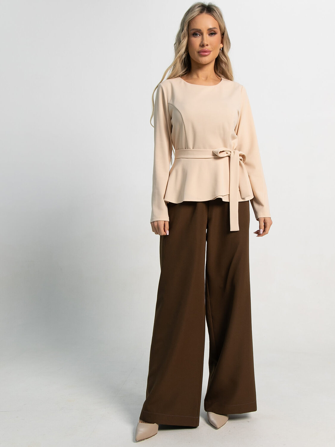 LT Collection Костюм 591133 К15517-30М коричневый/бежевый