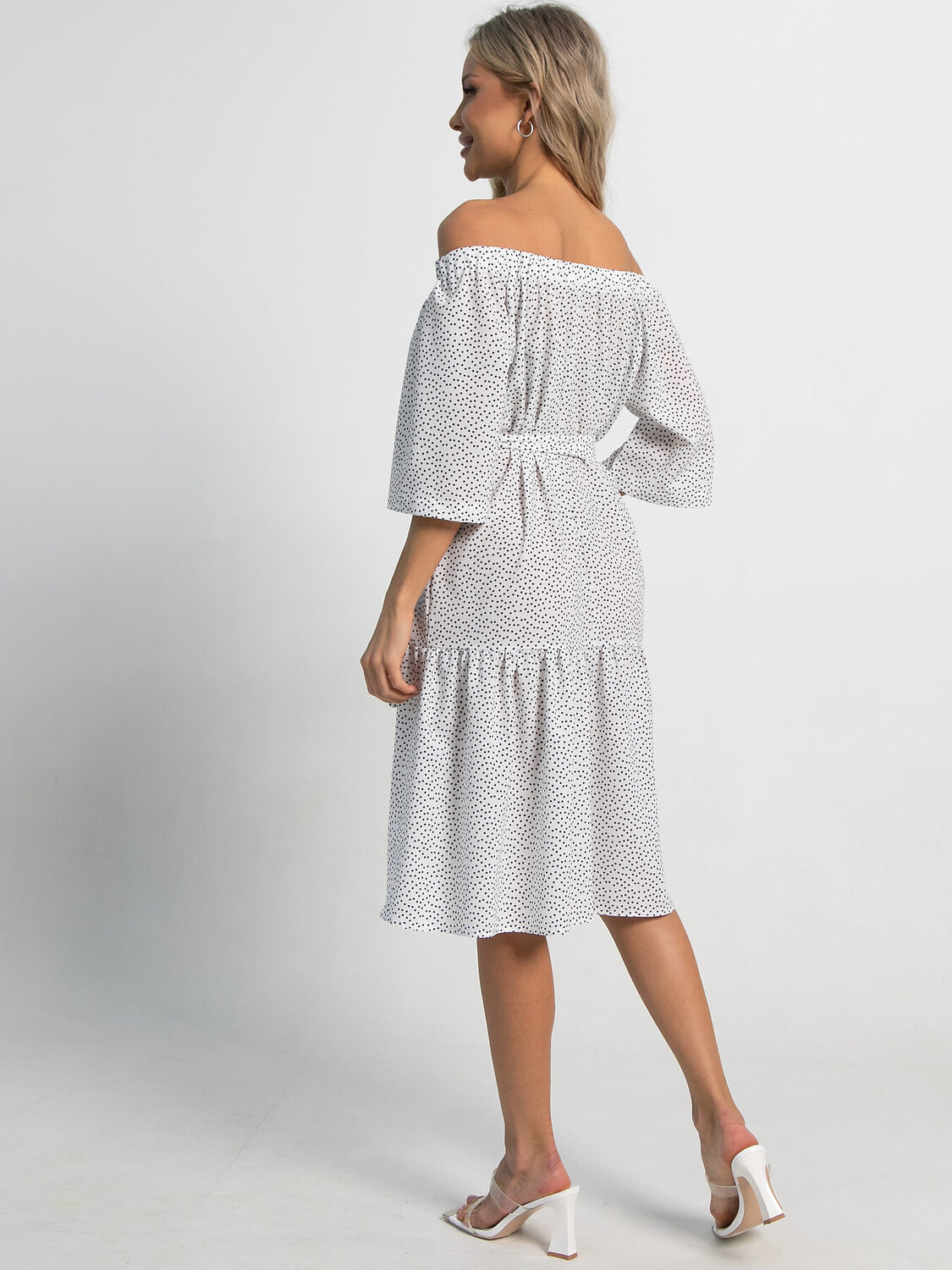 LT Collection Платье 591135 П15522-8М белый