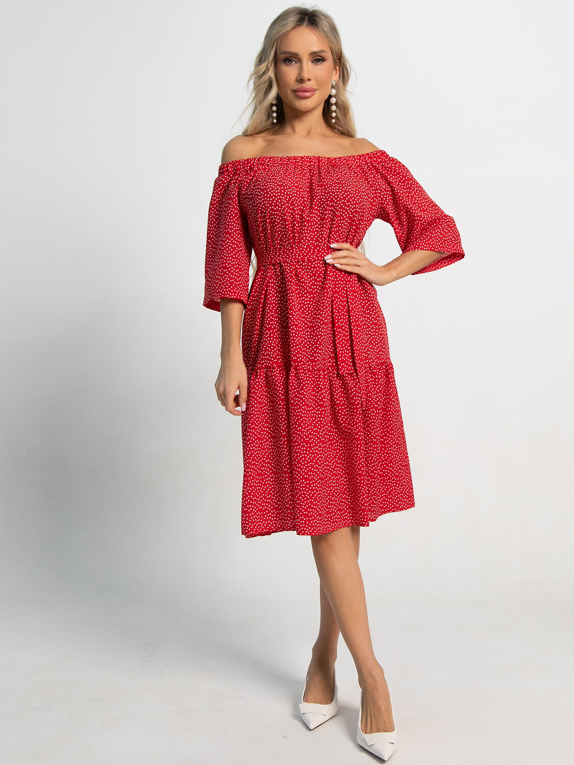 LT Collection Платье 591137 П15524-8М красный