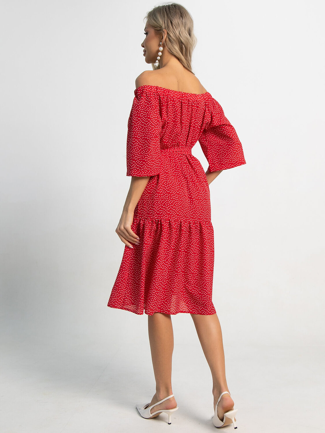 LT Collection Платье 591137 П15524-8М красный