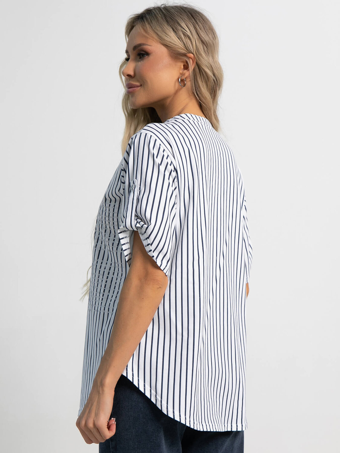 LT Collection Блуза 591138 Б15538-4М белый