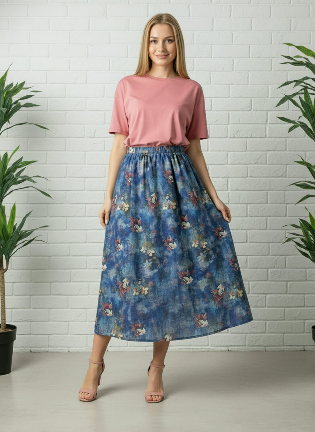 LT Collection Юбка 591156 Ю15574-10М синий