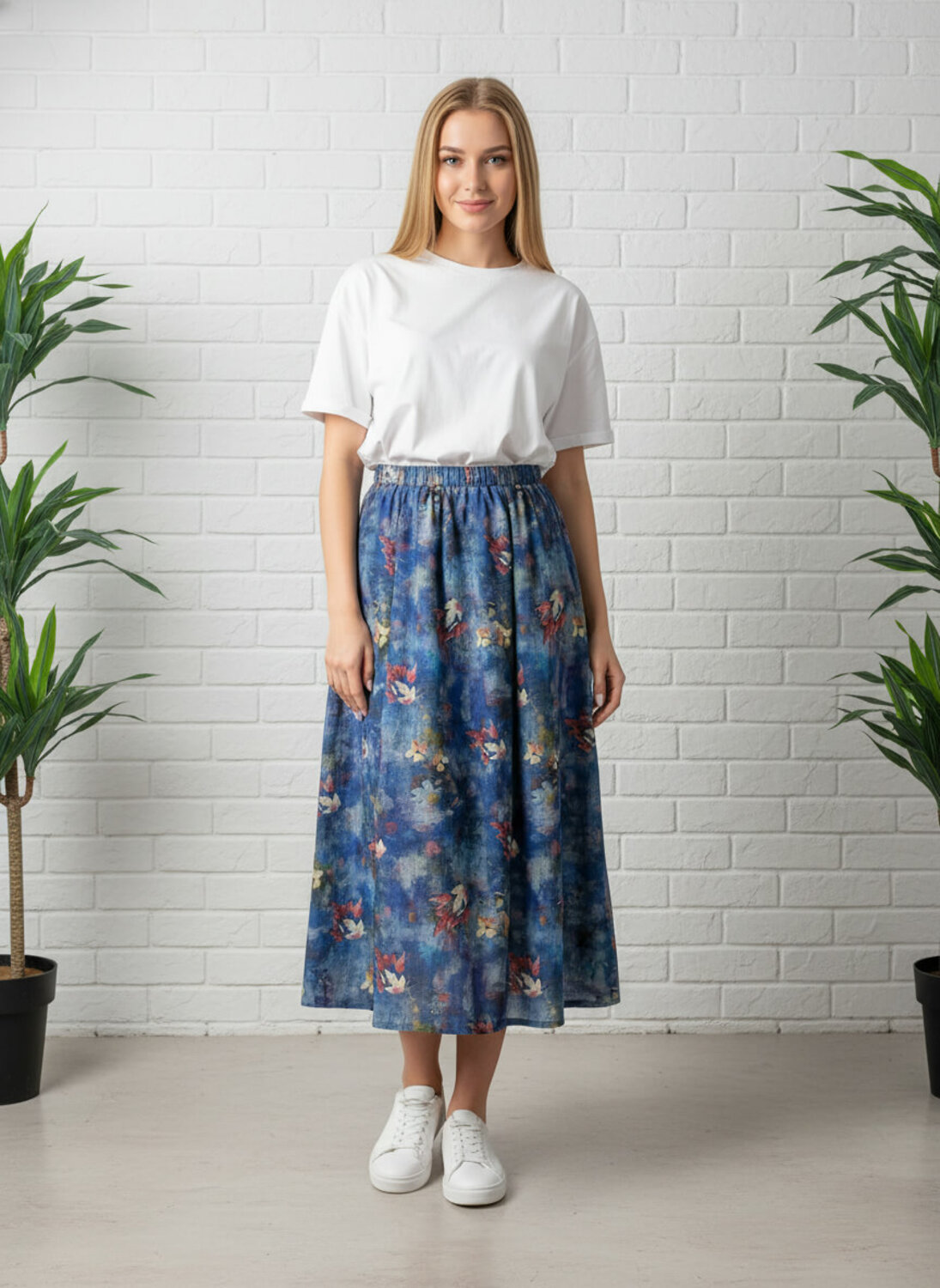 LT Collection Юбка 591156 Ю15574-10М синий