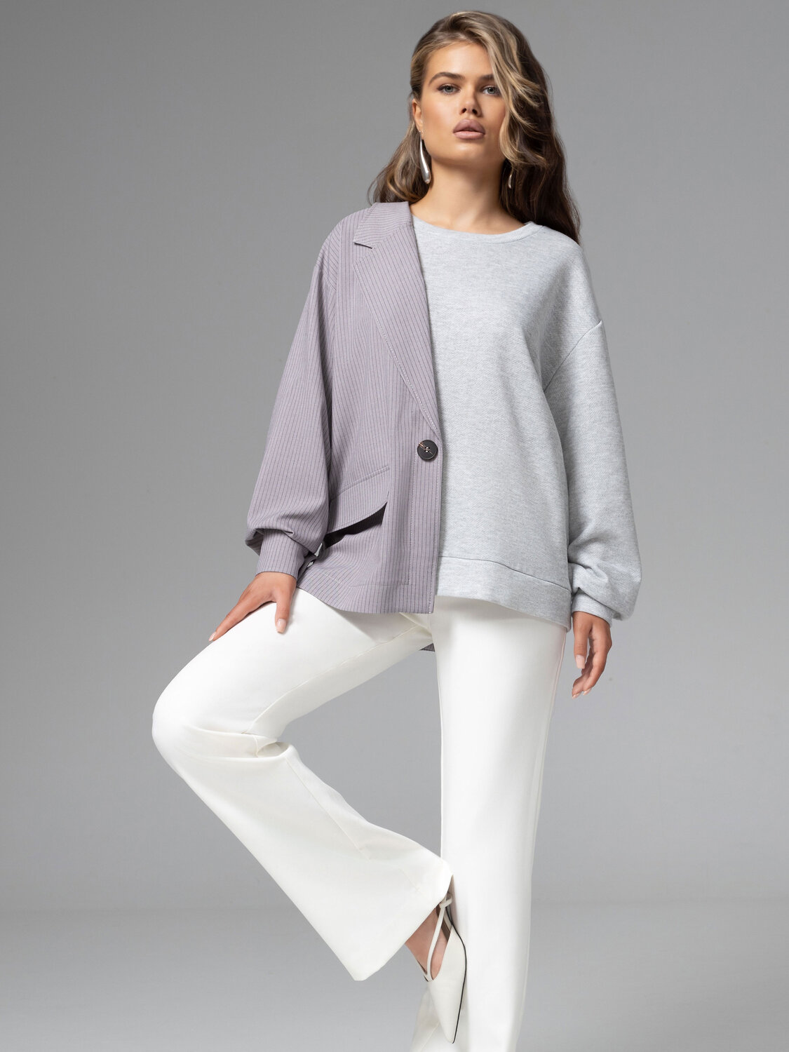 CHARUTTI Свитшот 591163 12737 Серый