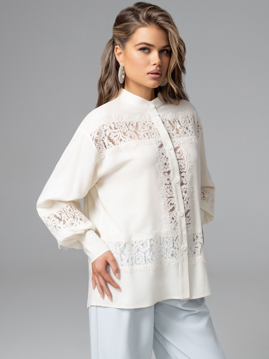 CHARUTTI Рубашка 591169 12742 Белый