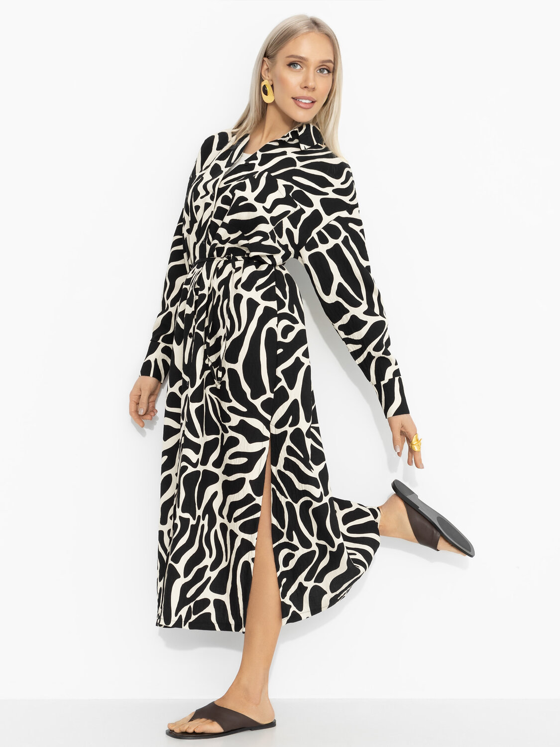 CHARUTTI Платье-рубашка 591171 12749 Черный