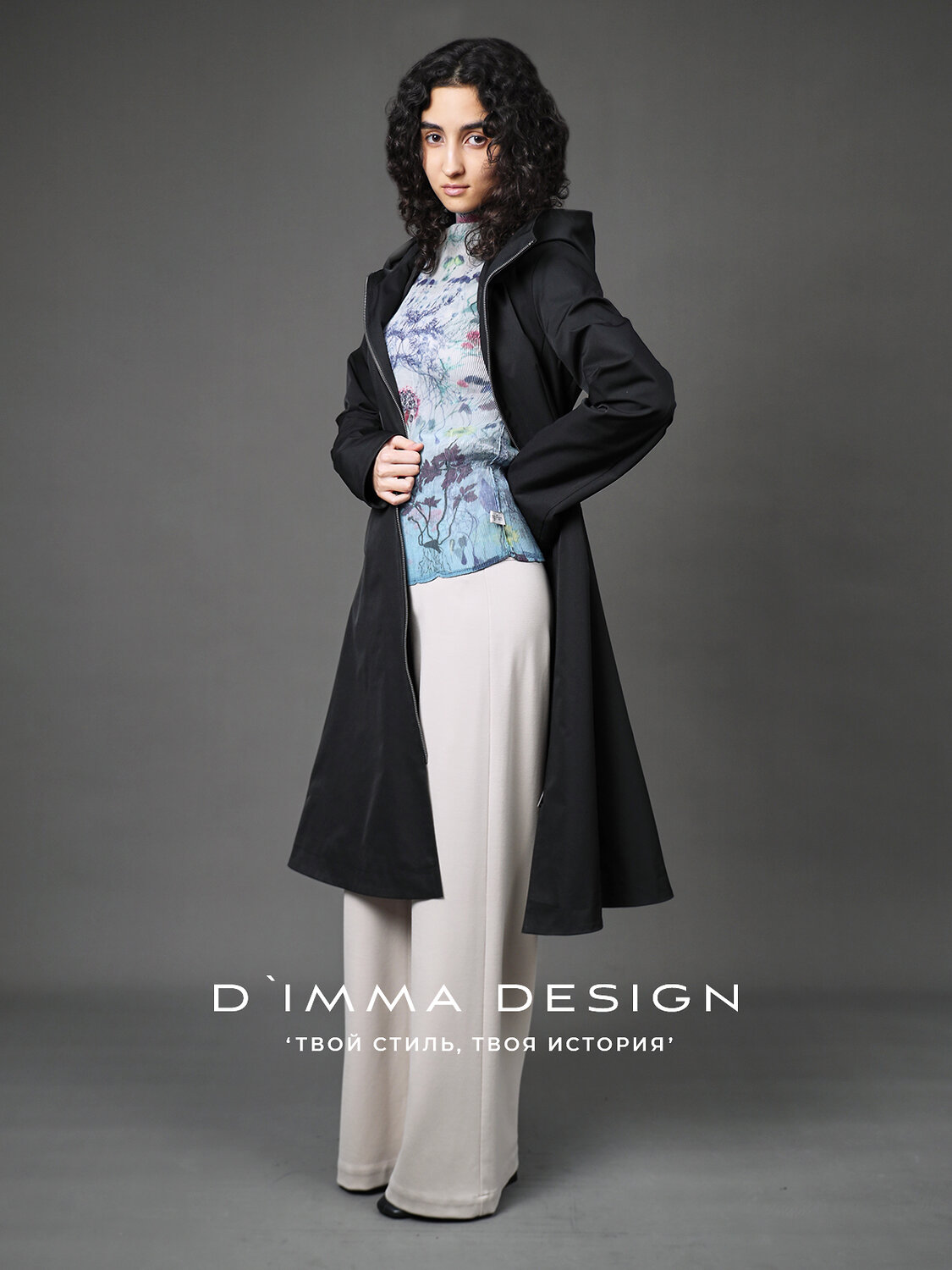 DIMMA Плащ 591100 2676 Черный