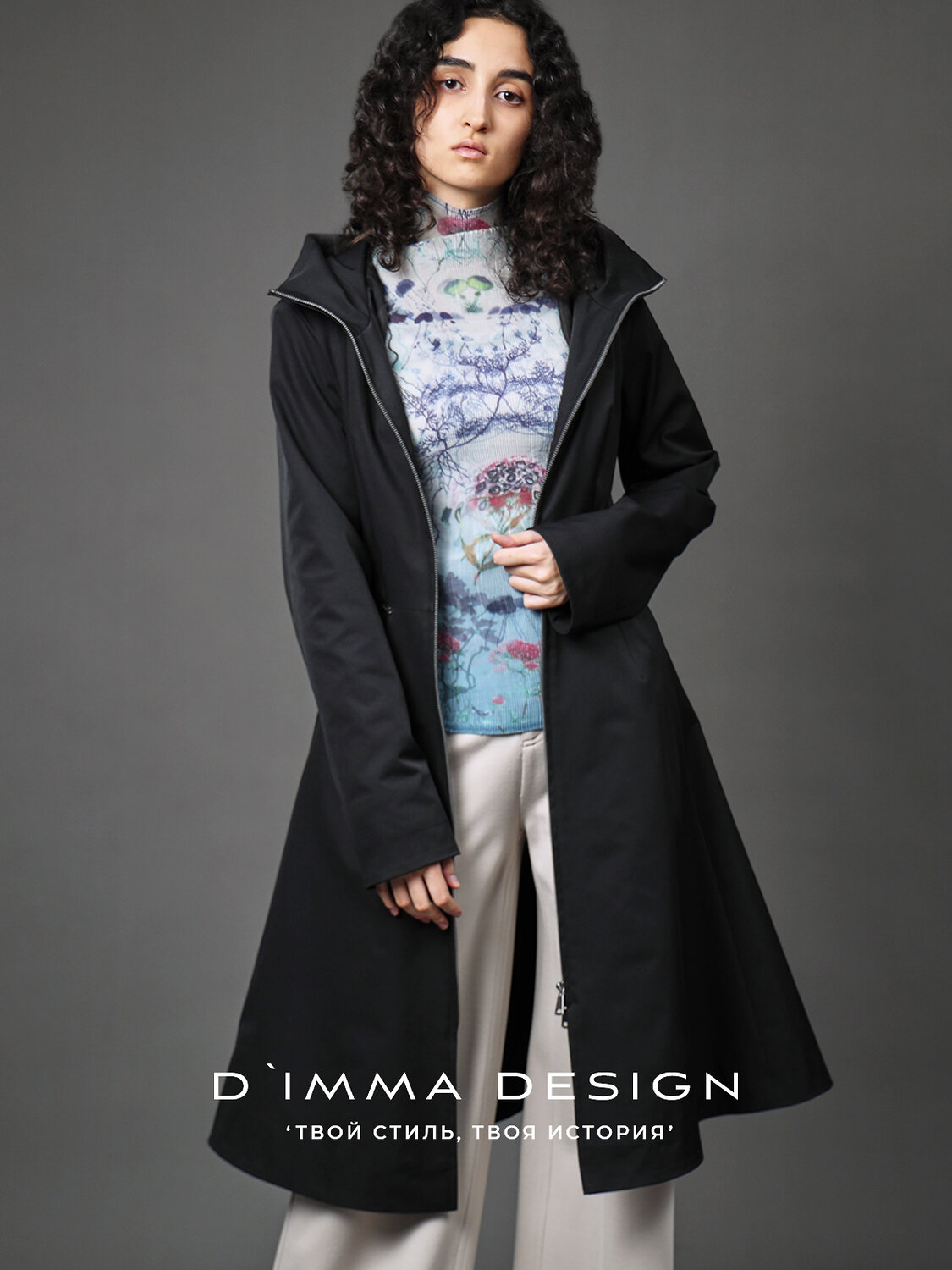 DIMMA Плащ 591100 2676 Черный