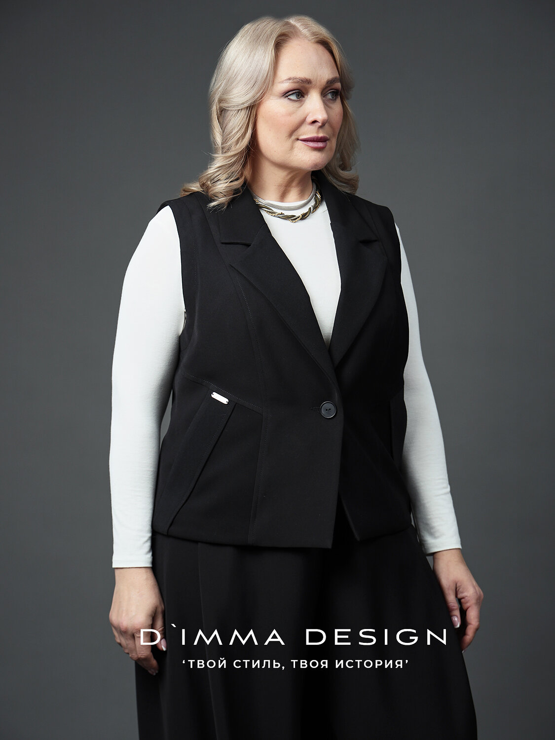 DIMMA Жилет 591104 2678 Черный