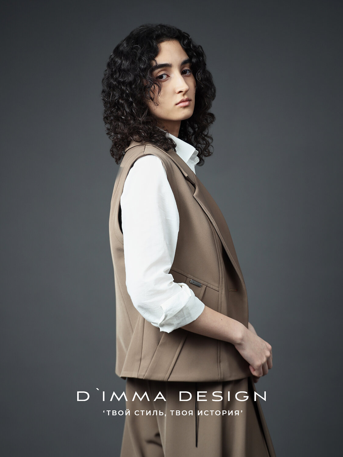 DIMMA Жилет 591105 2678 Табачный