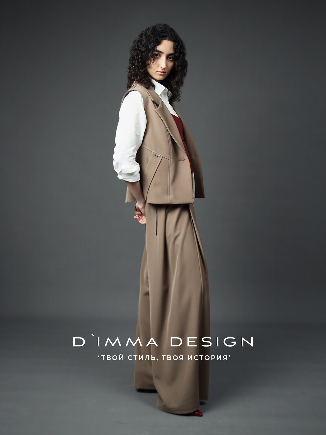 DIMMA Жилет 591105 2678 Табачный