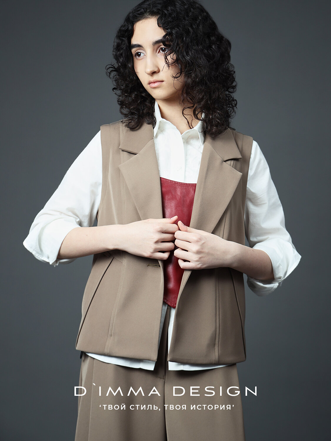 DIMMA Жилет 591105 2678 Табачный