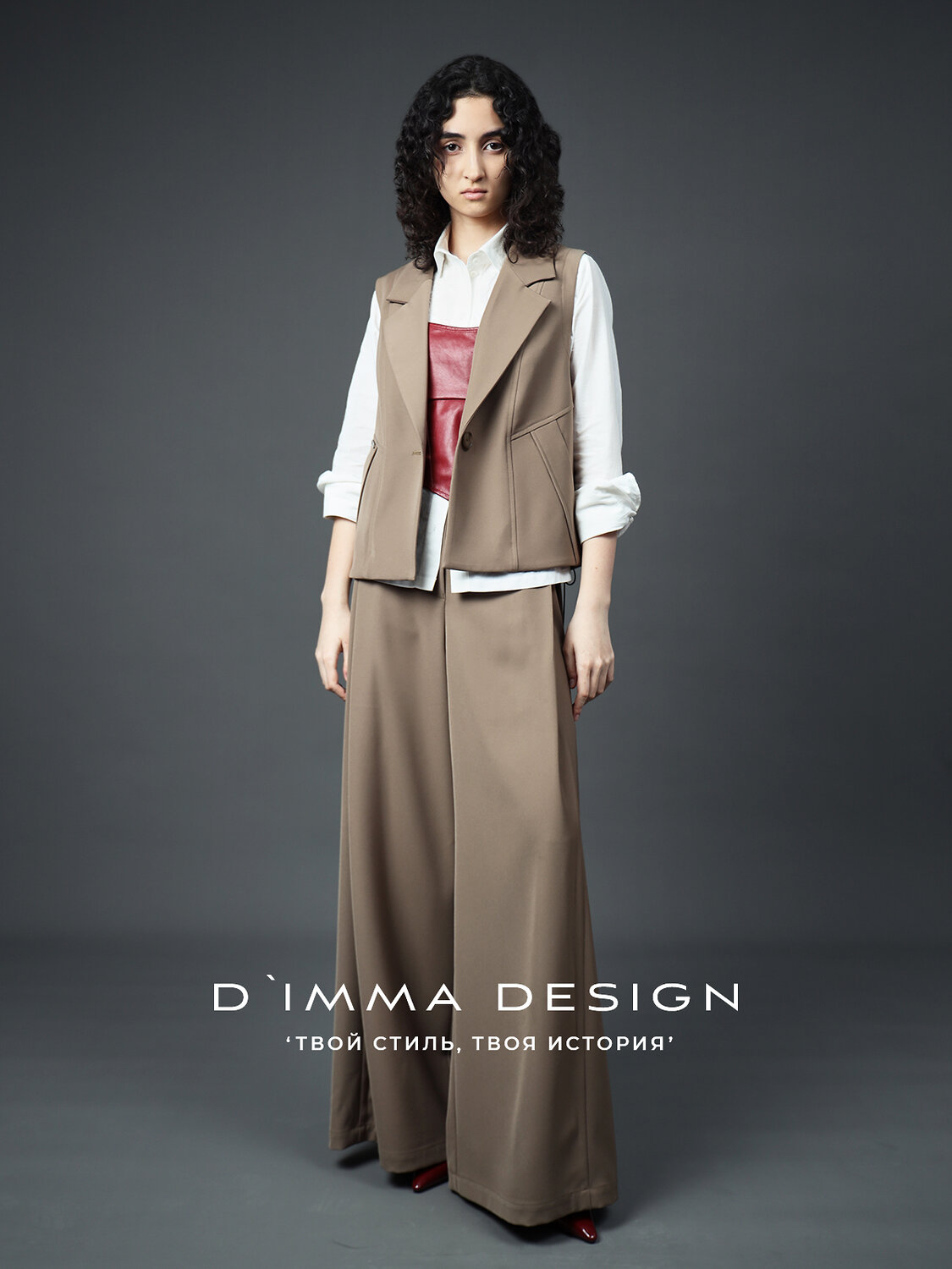 DIMMA Жилет 591105 2678 Табачный