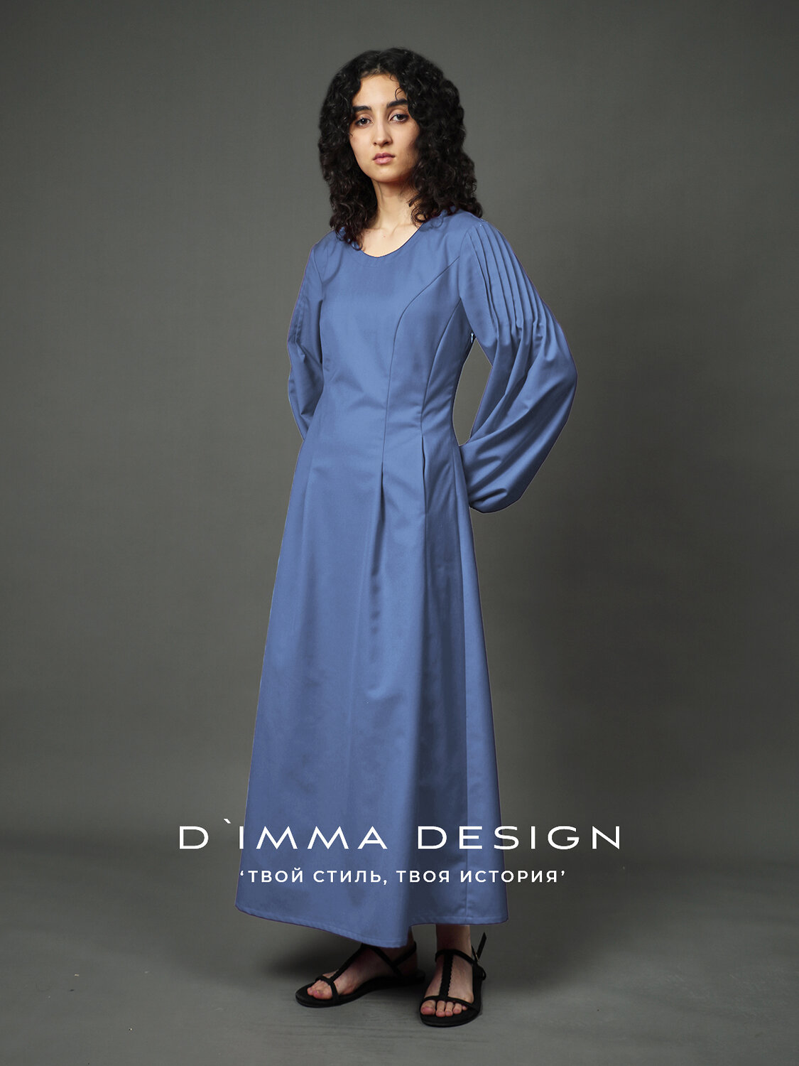 DIMMA Платье 591199 2684 Джинсовый