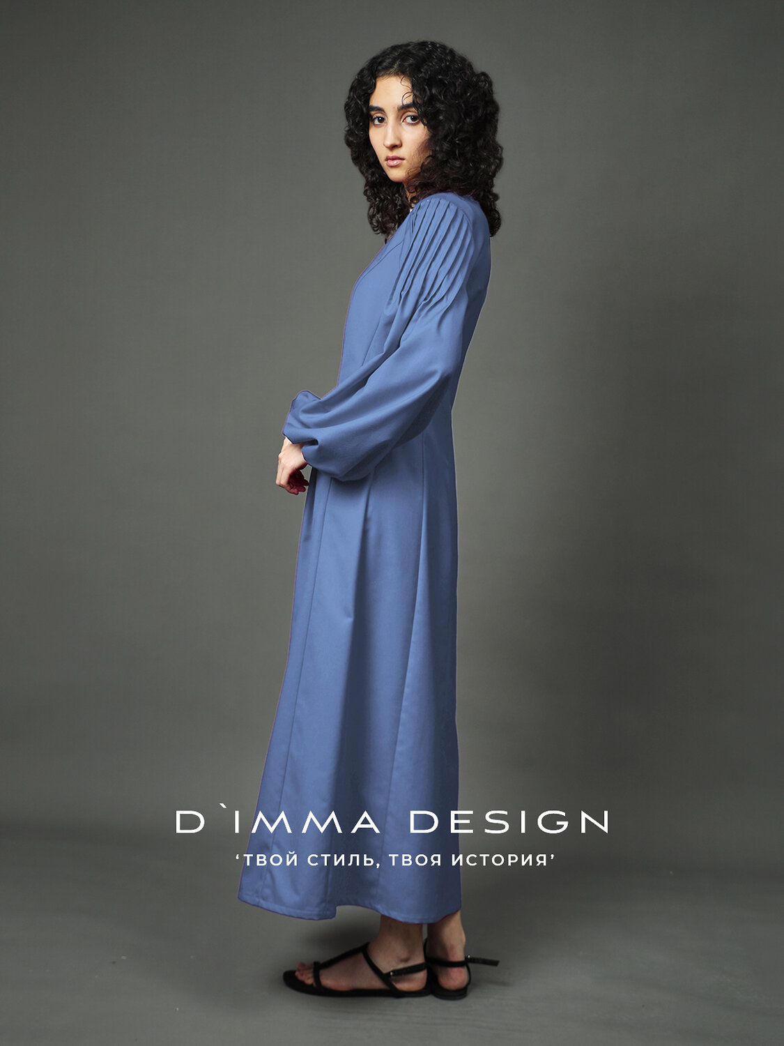 DIMMA Платье 591199 2684 Джинсовый