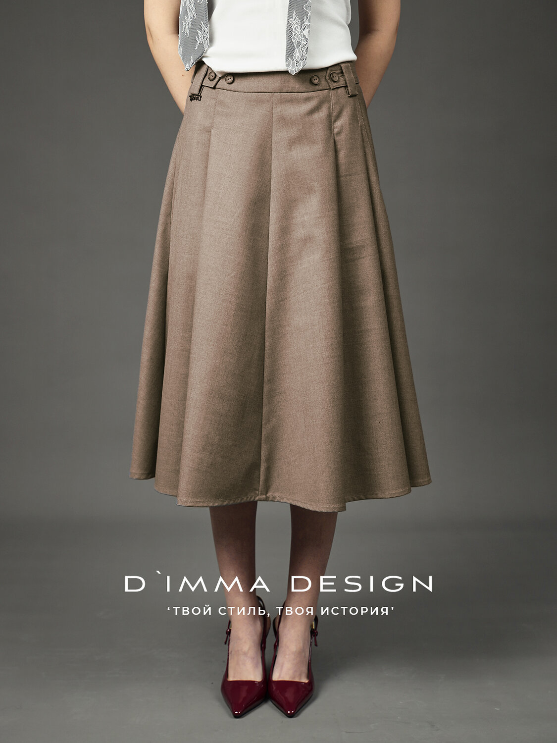 DIMMA Юбка 591193 2680 Какао