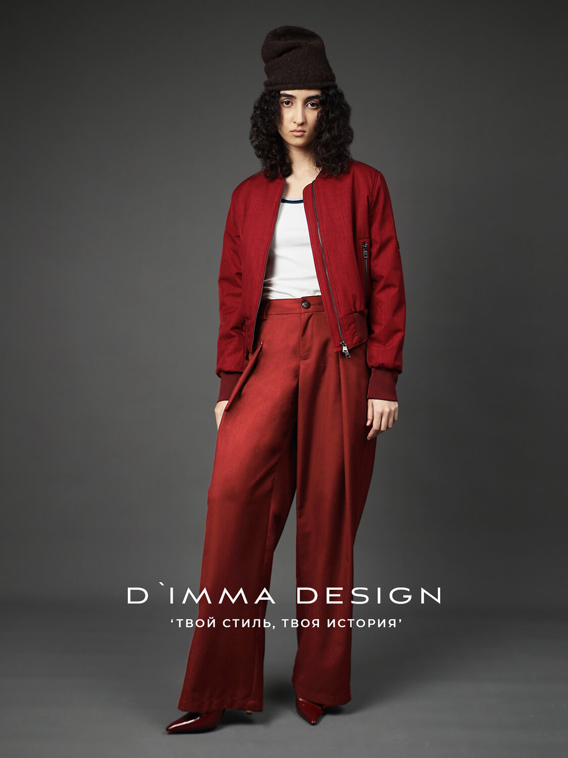 DIMMA Брюки 591190 2679 Темно-красный