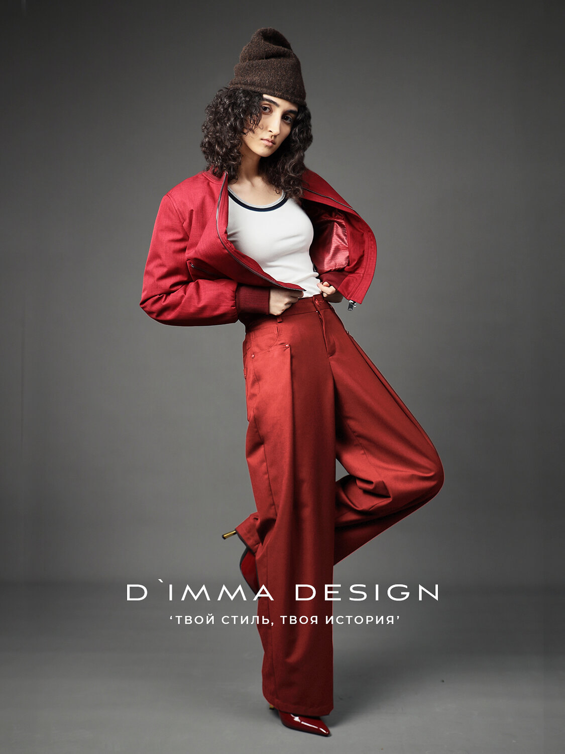 DIMMA Брюки 591190 2679 Темно-красный