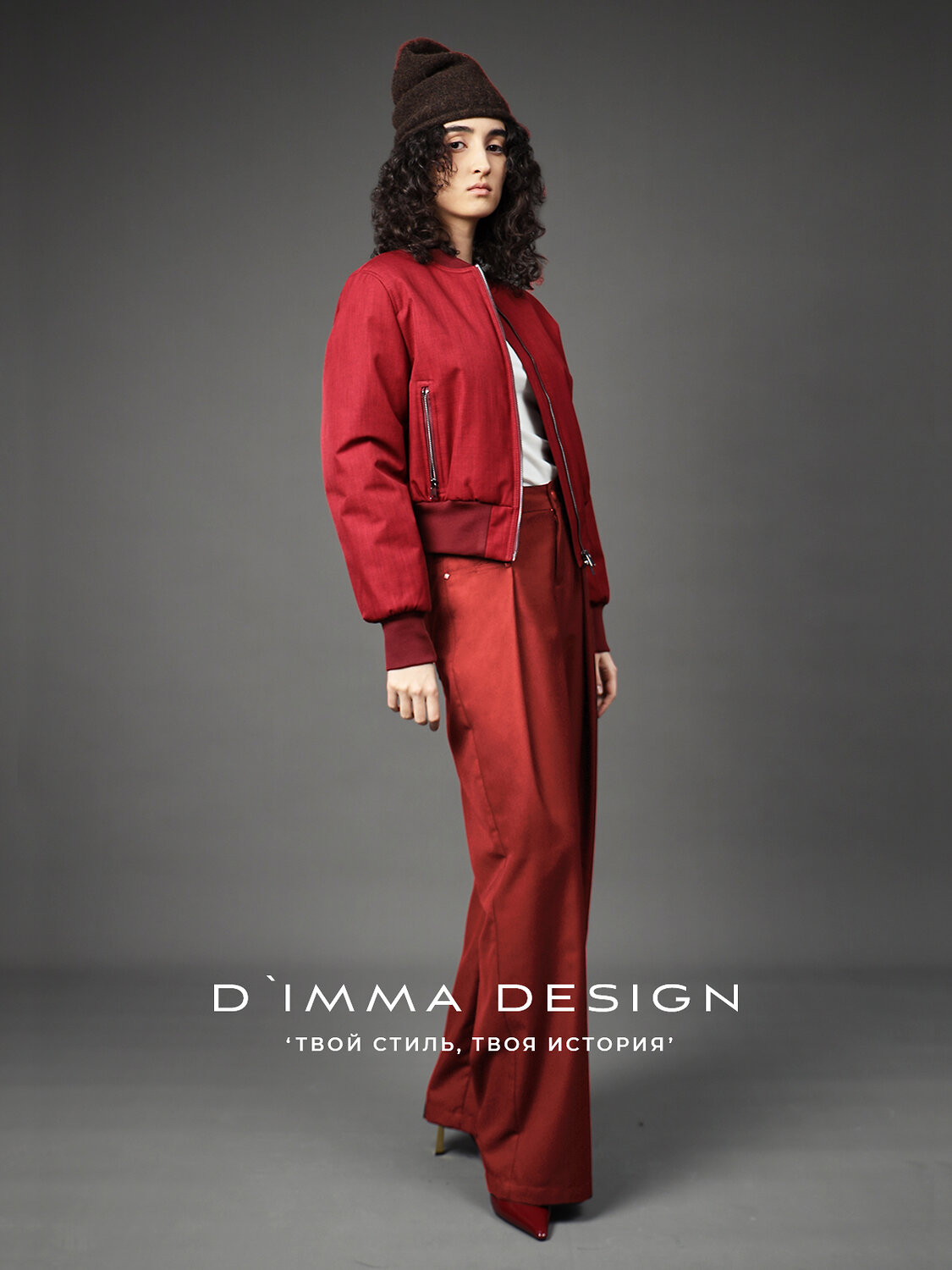 DIMMA Брюки 591190 2679 Темно-красный