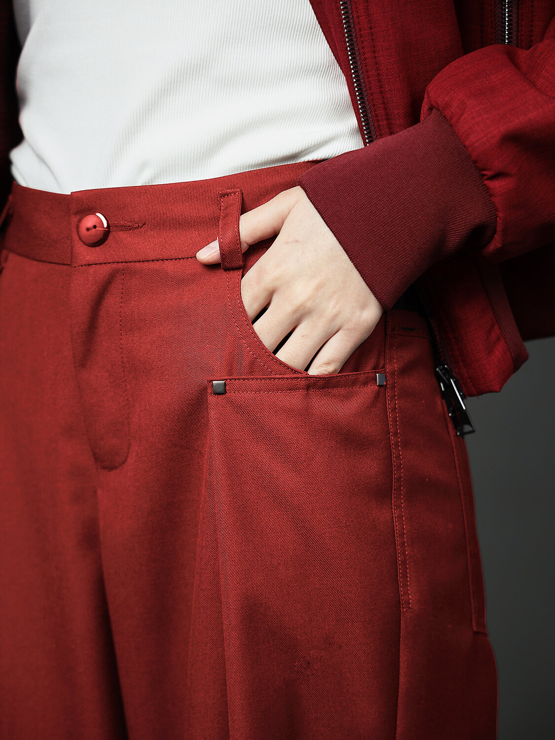 DIMMA Брюки 591190 2679 Темно-красный