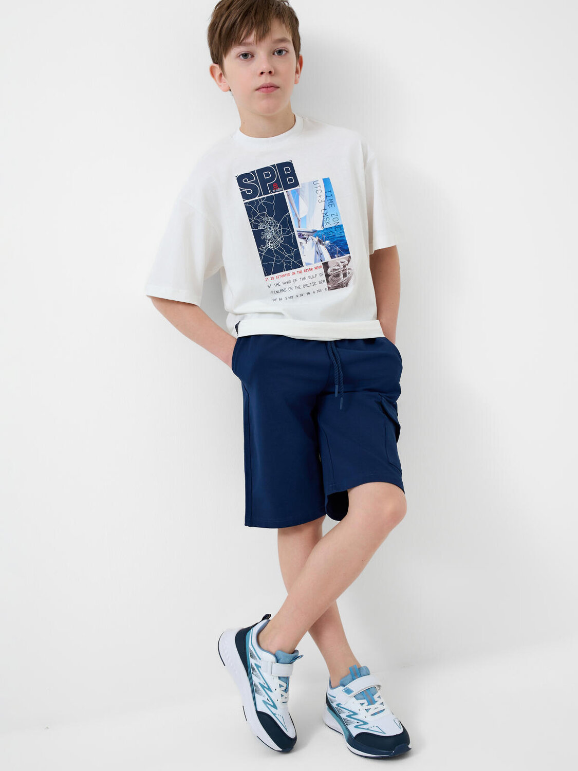 PLAYTODAY Комплект 591201 12611448 тёмно-синий, белый