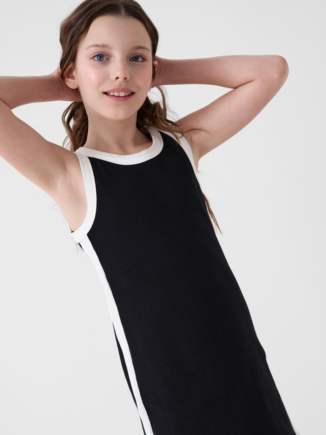 PLAYTODAY Платье 591205 12621316 белый,темно-серый