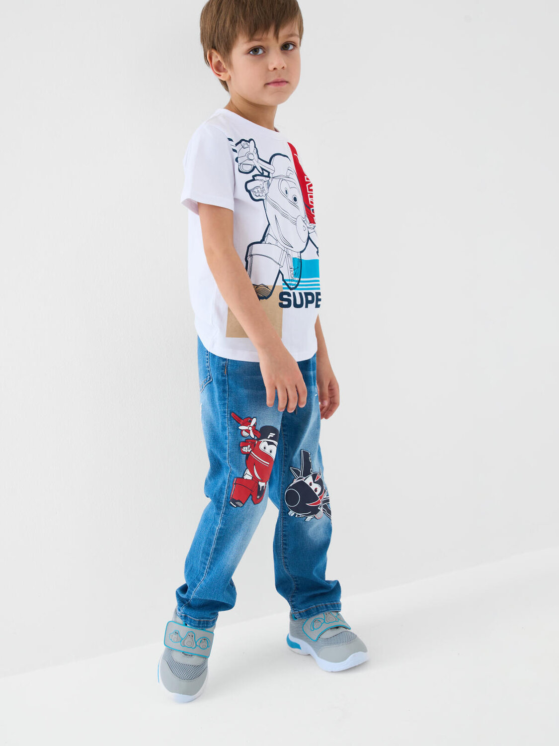 PLAYTODAY Полуботинки 591215 12612748 серый,голубой